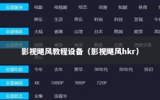 影视飓风教程设备（影视飓风hkr）