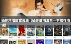 摄影动漫迅雷资源（摄影部动漫第一季樱花动漫）