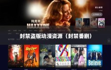 封禁盗版动漫资源（封禁番剧）