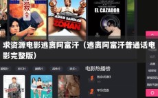 求资源电影逃离阿富汗（逃离阿富汗普通话电影完整版）