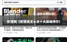 影视爽（影视爽文小说十大巅峰神作）