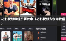 巧影视频教程不要胶水（巧影视频去水印教程）