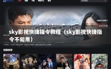 sky影视快捷指令教程（sky影视快捷指令不能用）