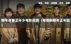 那年青春正年少电影资源（电视剧那年正年轻）