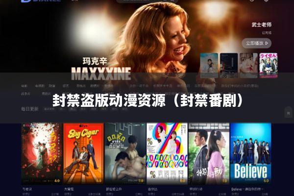 封禁盗版动漫资源(封禁番剧)