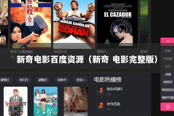 新奇电影百度资源(新奇 电影完整版)